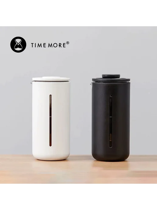 timemore Французский пресс 450 мл Белый, WHITE, 450 мл, фото 3