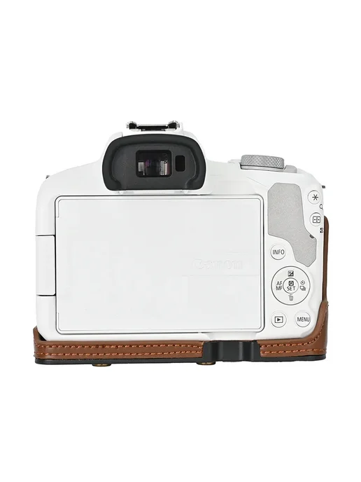 Ocotex Черный чехол для Canon EOS R50 R100 из искусственной кожи, черный, фото 6