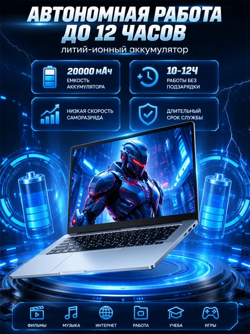 Ноутбук Intel Core i9, 32ГБ 2ТБ SSD, для работы и учёбы OLED, 32 ГБ, 2 ТБ, фото 4