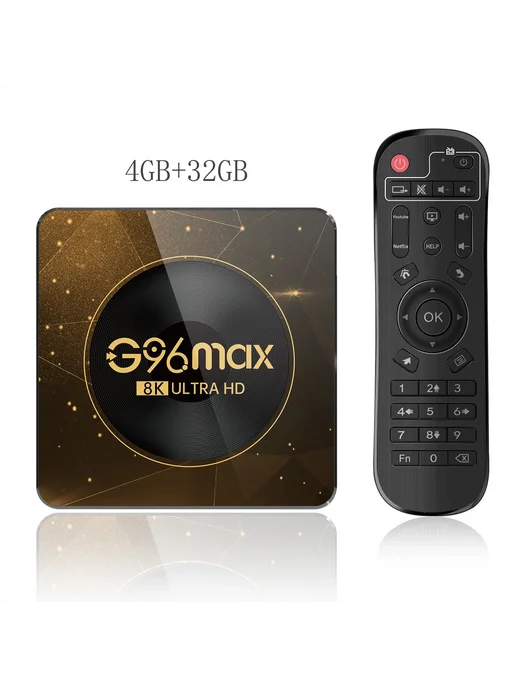 MORTAL G96 Max A13 Android 13 Smart TV Box 4ГБ 64ГБ US Plug, 4 ГБ, 64 ГБ