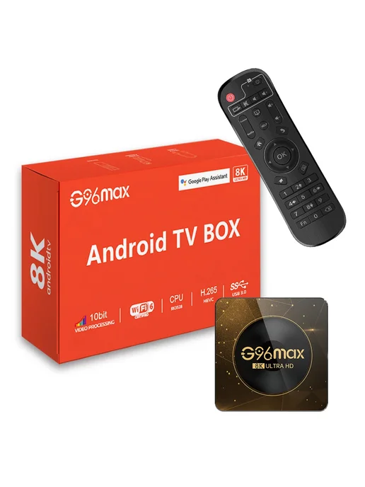 MORTAL G96 Max A13 Android 13 Smart TV Box 4ГБ 64ГБ US Plug, 4 ГБ, 64 ГБ, фото 2
