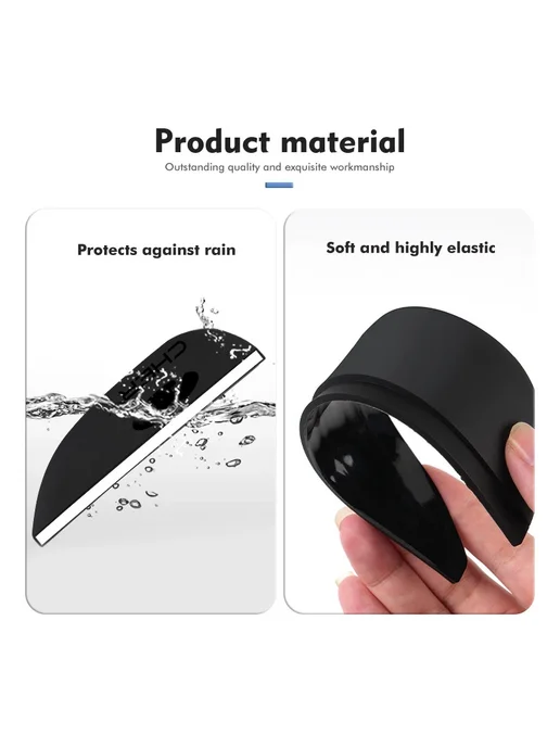 Нет бренда Накладки-козырьки на зеркала Chery CHN-07W-black-2PCS, вариант, фото 5