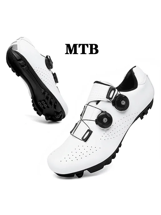 Велосипедные кроссовки MTB, мужские спортивные ботинки для ш, белый