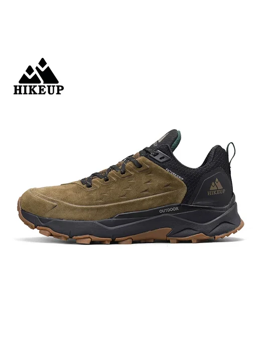 HIKEUP Мужские Походные Ботинки Прочные, Нескользящие Город, черный, фото 2