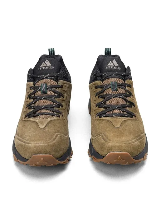 HIKEUP Мужские Походные Ботинки Прочные, Нескользящие Город, черный, фото 3