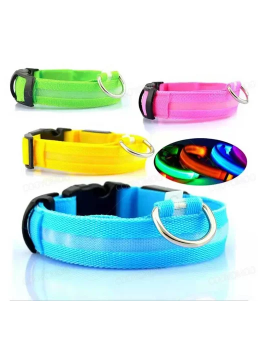 PetTumbly LED-ошейник для собак и кошек, розовый, фото 4