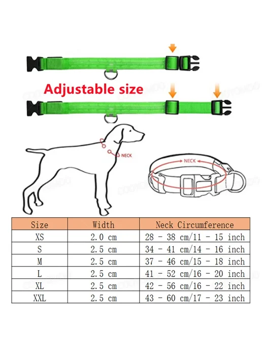 PetTumbly LED-ошейник для собак и кошек, розовый, фото 6