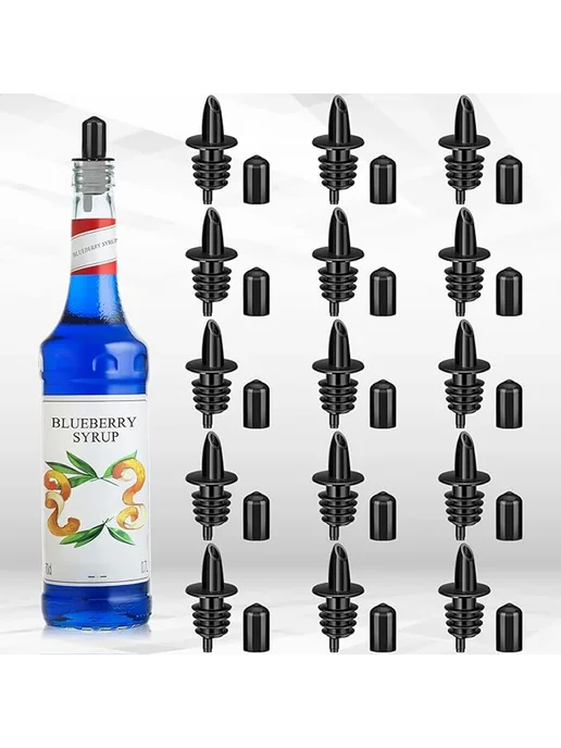 SUNFILI Дозаторы для бутылок с алкоголем 30pcs, 10 шт, фото 2