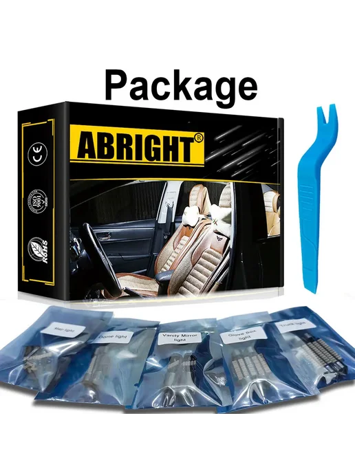 ABRIGHT Светильник Canbus 8000K Ice Blue (2003-2010) 11PCS, 11 шт, фото 3