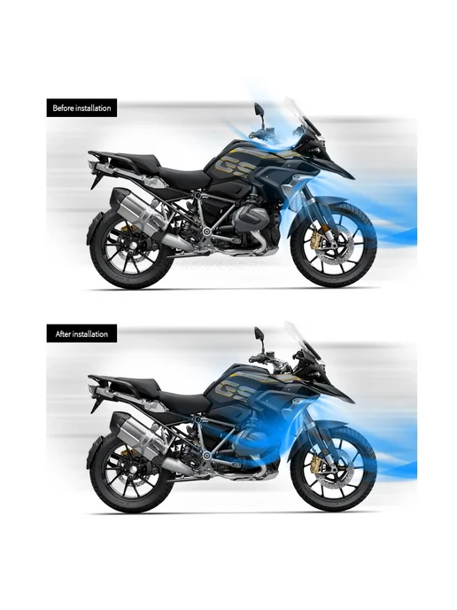 Star Moon Knight Ветровое Стекло-дефлектор Flowing Air Для Мотоциклов BMW GS, вариант, фото 5