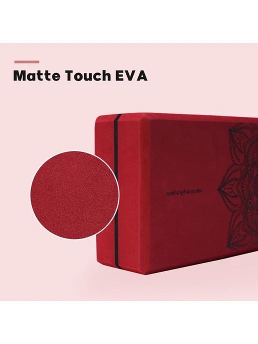 Нет бренда EVA блоки для йоги Красный, Red, красный, фото 2