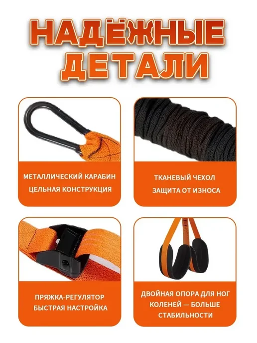 Набор для подтягиваний с амортизаторами и опорой, 103 кг, 103 кг, фото 2