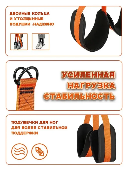 Набор для подтягиваний с амортизаторами и опорой, 103 кг, 103 кг, фото 3