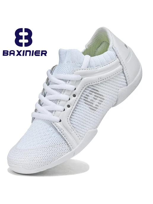 BAXINIER Белые Танцевальные Туфли Для Девочек, Молодежные Те, белый, фото 2