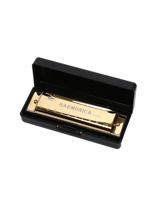 Miwayer Детская диатоническая гармоника Harmonica C 10 отверстий Чер, Gol