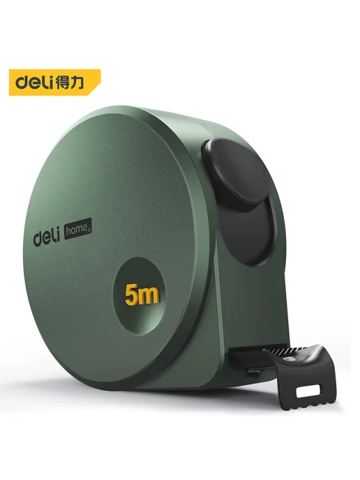 DELI Рулетка Стальная 5м green, 3M, 5 м, фото 4