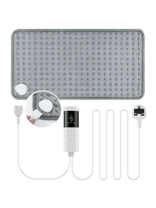 AFDEAL Электрическая грелка 58x29 см с таймером New Version-UK Plug, 58x29 см