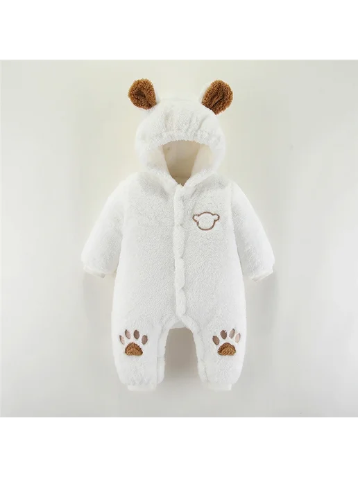 childdkivy Детский зимний комбинезон, белый