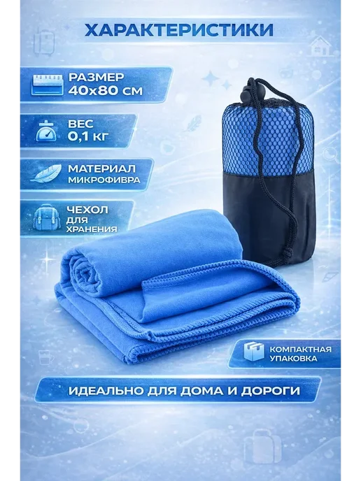 ЕК3 Влаговпитывающее полотенце из микрофибры, вариант, фото 4