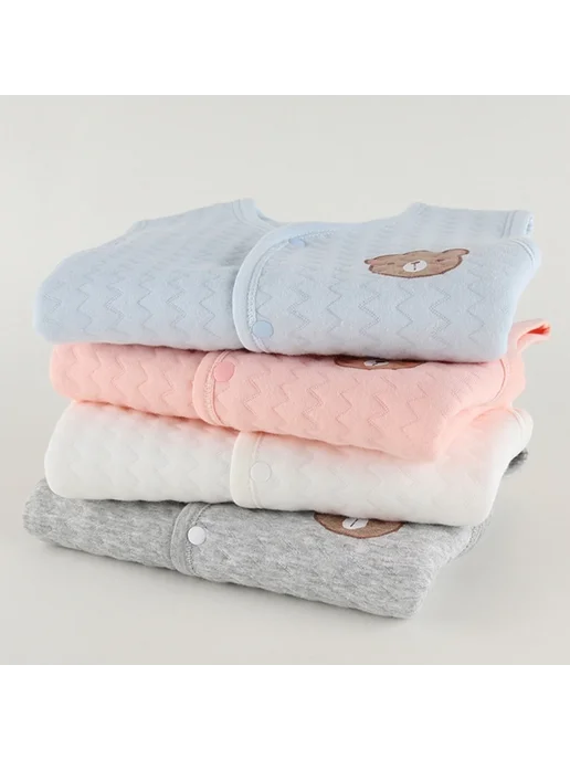 childdkivy Хлопковый Жилет Для Новорожденных Девочек - Теплый Мягкий Де, розовый, фото 3