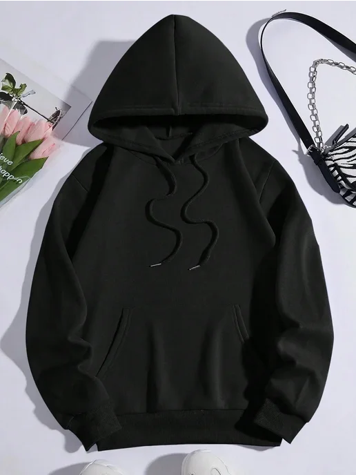 teekossc Красивые фиолетовые толстовки с принтом бабочки, женские фли, фиолетовый, фото 3