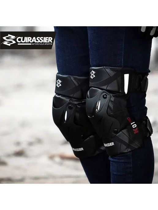 CUIRASSIER Мотоциклетные Наколенники Защита Для Внедорожных, синий, фото 3