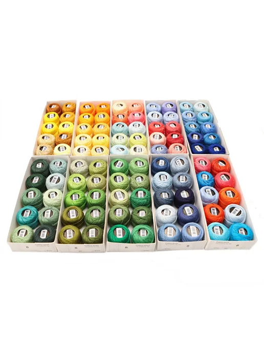 AMO Пряжа Amohilos Жемчужный Хлопок Set 200B, розовый, фото 4