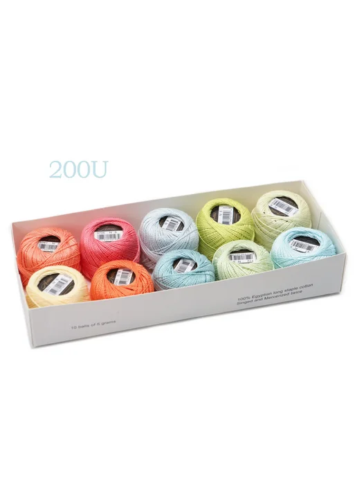 AMO Пряжа Amohilos Жемчужный Хлопок Set 200U, вариант