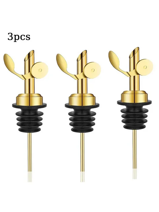 SUNFILI Заглушка для бутылки 1pcs gold, 3 шт