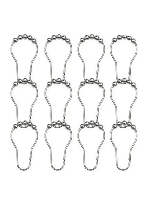 Нет бренда Металлические крючки для штор 12 шт. 12Pcs, 12 шт, 12 шт, фото 6