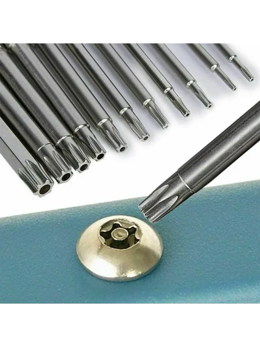 SLADE Набор защитных бит T6-T40 75 100 мм GZ162-75mm11pcs, GZ162-75mm11pcs, фото 6