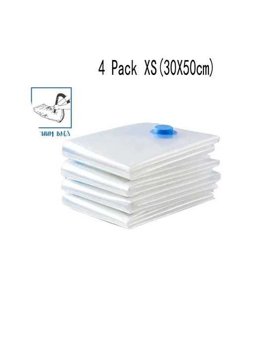 Нет бренда Вакуумные пакеты для хранения 4 шт. 4 Pack S(40X60cm), 4 шт, в упаковке 134 г