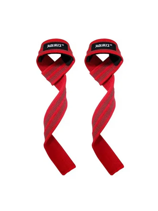 Aolikes ремни для тяжелой атлетики Красный, 7635 Red, красный