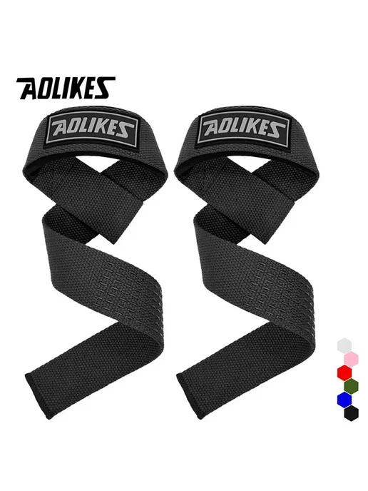 Aolikes ремни для тяжелой атлетики Красный, 7635 Red, красный, фото 2