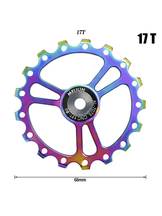 Нет бренда Задний переключатель скорости MTB 11T-18T керамические ролик, 17T