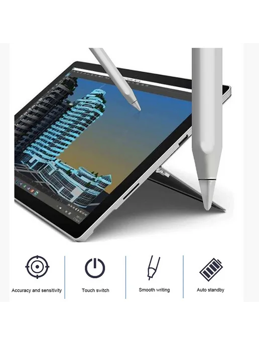 Нет бренда Красный стилус для планшетов iPad, Android, Huawei, Xiaomi, красный, фото 5