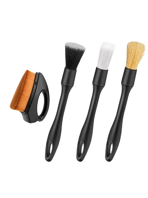 Нет бренда Набор щеток для детейлинга автомобиля 4 шт. Цвет 4PCS Brush, 4 шт, 4 шт