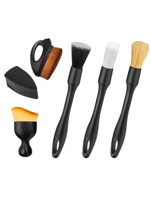 Нет бренда Набор щеток для детейлинга автомобиля 4 шт. Цвет 4PCS Brush, 4 шт, 4 шт, фото 2