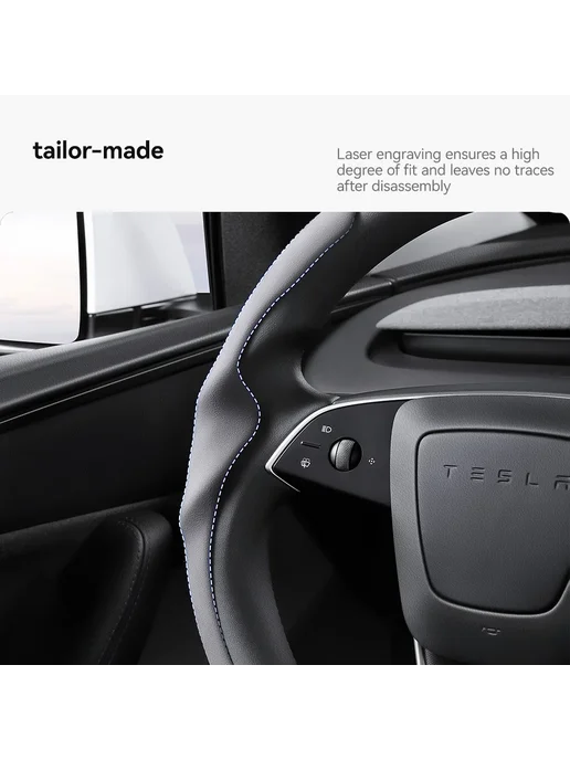 YZ Чехол На Руль Из Карбонового Волокна И Кожи Для Tesla Mod, вариант, фото 5