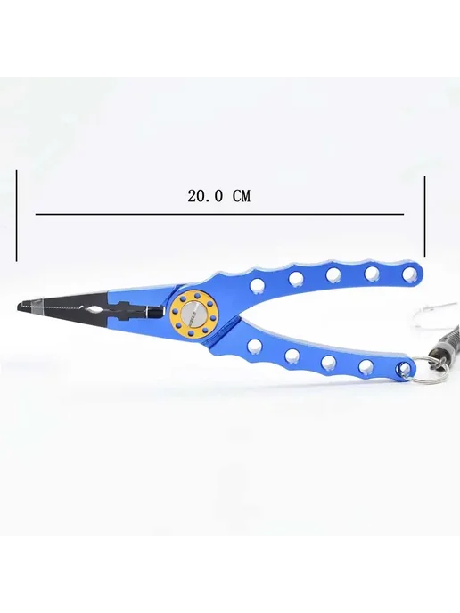 Нет бренда Рыболовные плоскогубцы из алюминия Синий, Blue, серый, фото 5