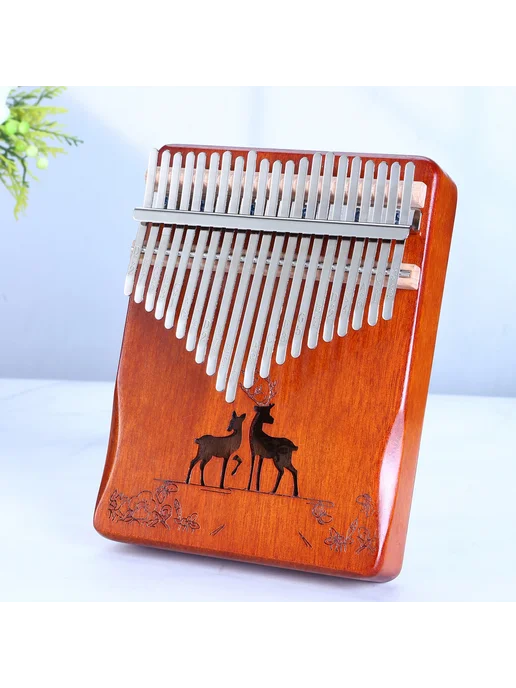 Lydesy Калимба 21 клавиша, коричневая, Xianlu retro, коричневый