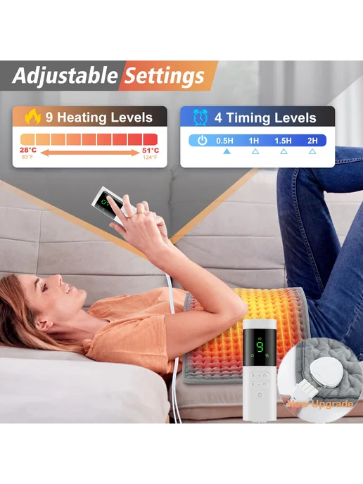 AFDEAL Электрическое одеяло хлопок EU Plug(220-240V), 58x29c, вариант, фото 3