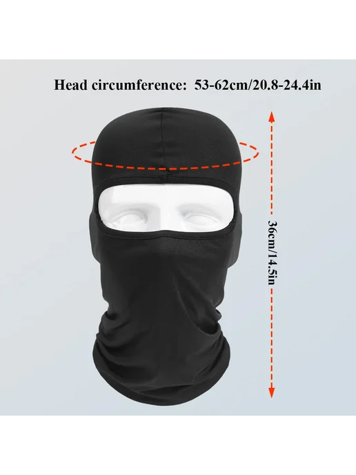 macogear Быстросохнущая Полнолицевая Мотоциклетная Балаклава С Защито, синий, фото 7