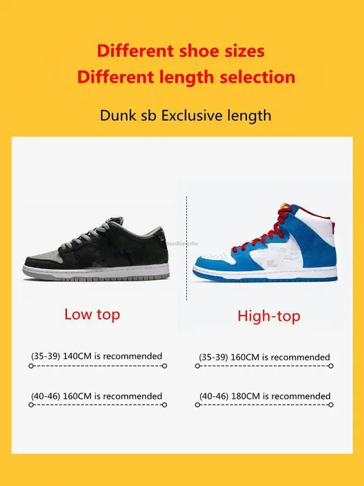 SMATLELF Фиолетовые шнурки для кроссовок SB Dunk 0.9 см, 180 см, фиолетовый, фото 7