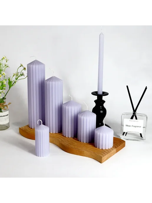 LONTL Набор форм для цилиндрических свечей 7x12.5cm, вариант, фото 6