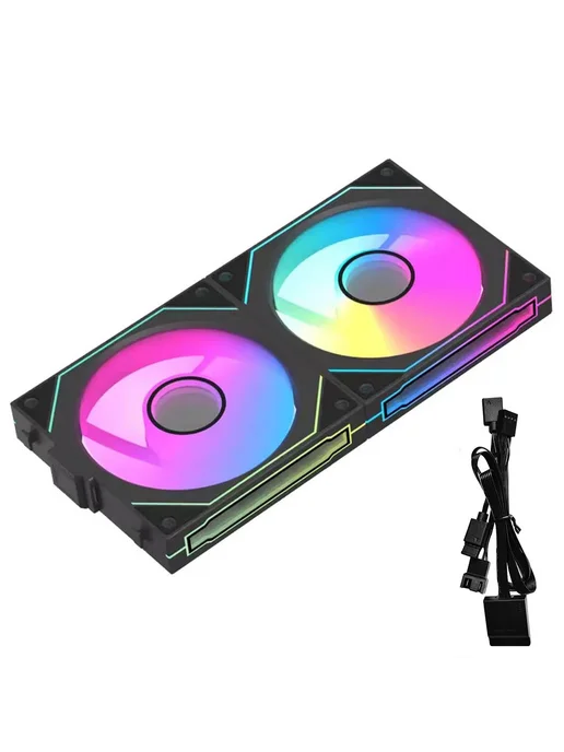 Jumpeak MX120 ARGB вентилятор для корпуса Black Forward, черный, фото 7