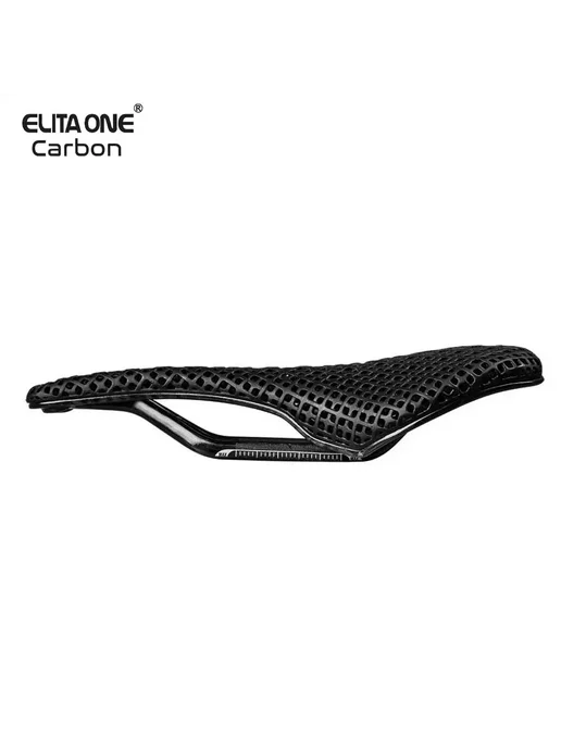 ELITA ONE Седло Elitaone 3D-SR карбон для шоссейных MTB велосипедов ca, черный, фото 2