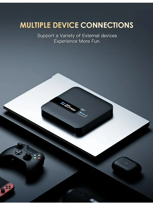 HONGTOP H20PRO Smart TV Box 2G 16G 4K 5G US Plug, 2 г, 16 г, фото 5
