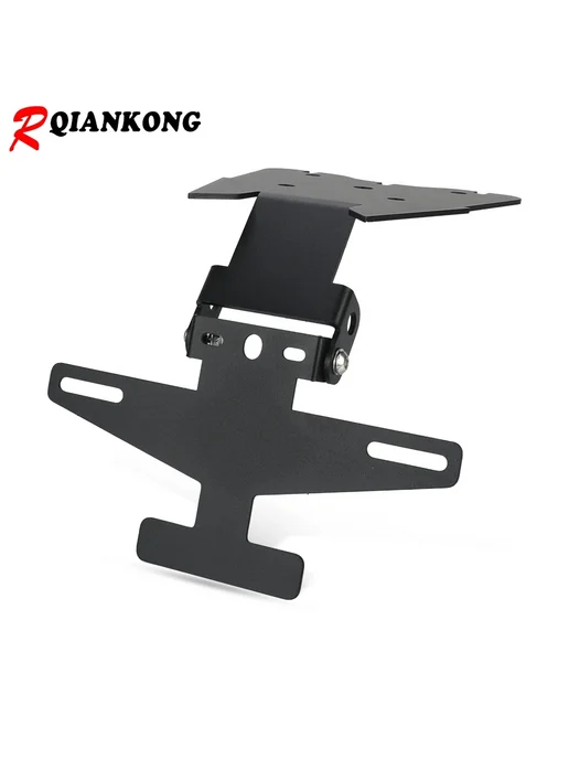 R QIANKONG Держатель номерного знака QJMOTOR SRK LOGO, черный, фото 4