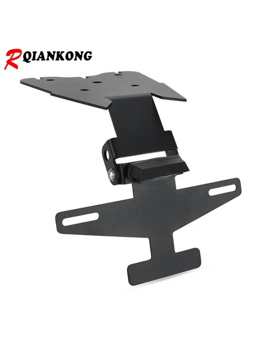 R QIANKONG Держатель номерного знака QJMOTOR SRK LOGO, черный, фото 5